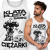 TANK TOP NA SIŁOWNIĘ KLATA PLECY BARKI BIAŁA
